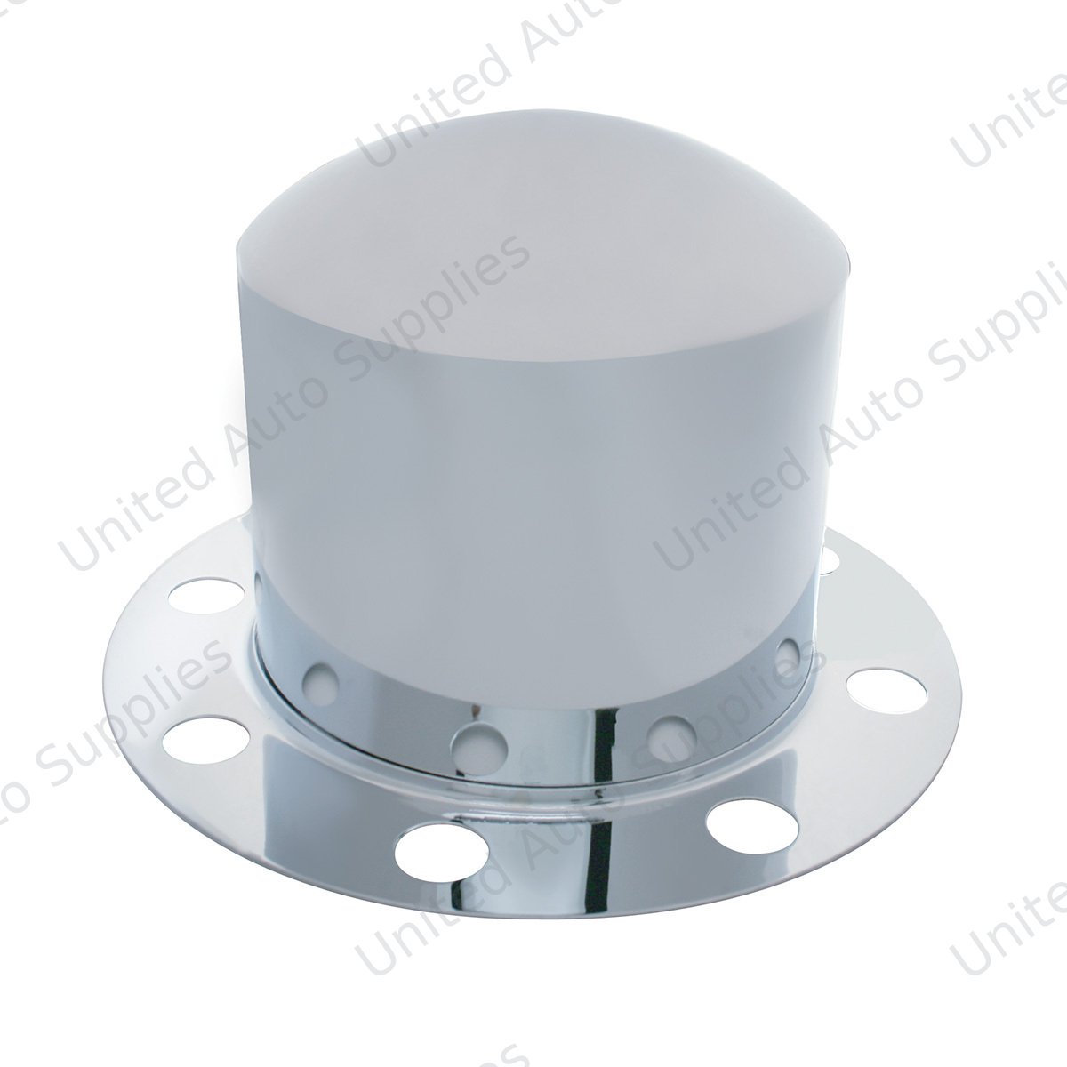 Chrome Dome Rear Axle Cover 2PC Kit For 33mm Nut Cover - Steel/Aluminum Wheel (8 Hole)