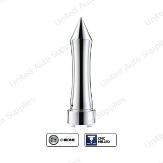 Talladega 13/15/18 Speed Spike Gearshift Knob - Chrome/Vertical