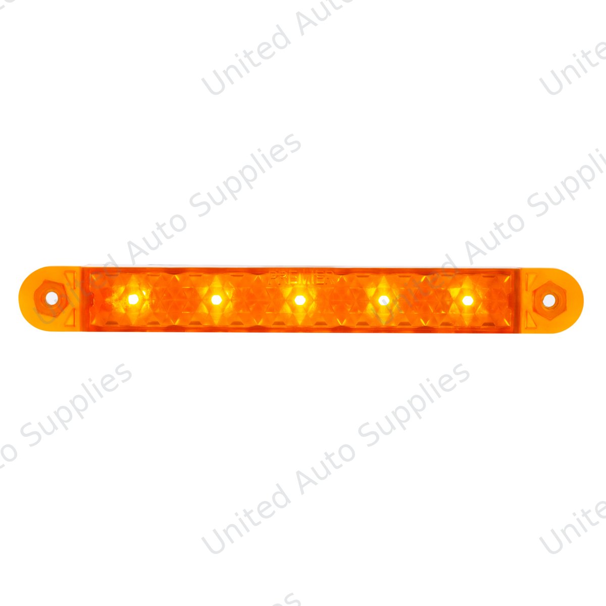5" 5 Amber SMD LED Light Strip With 3-Wire Connection