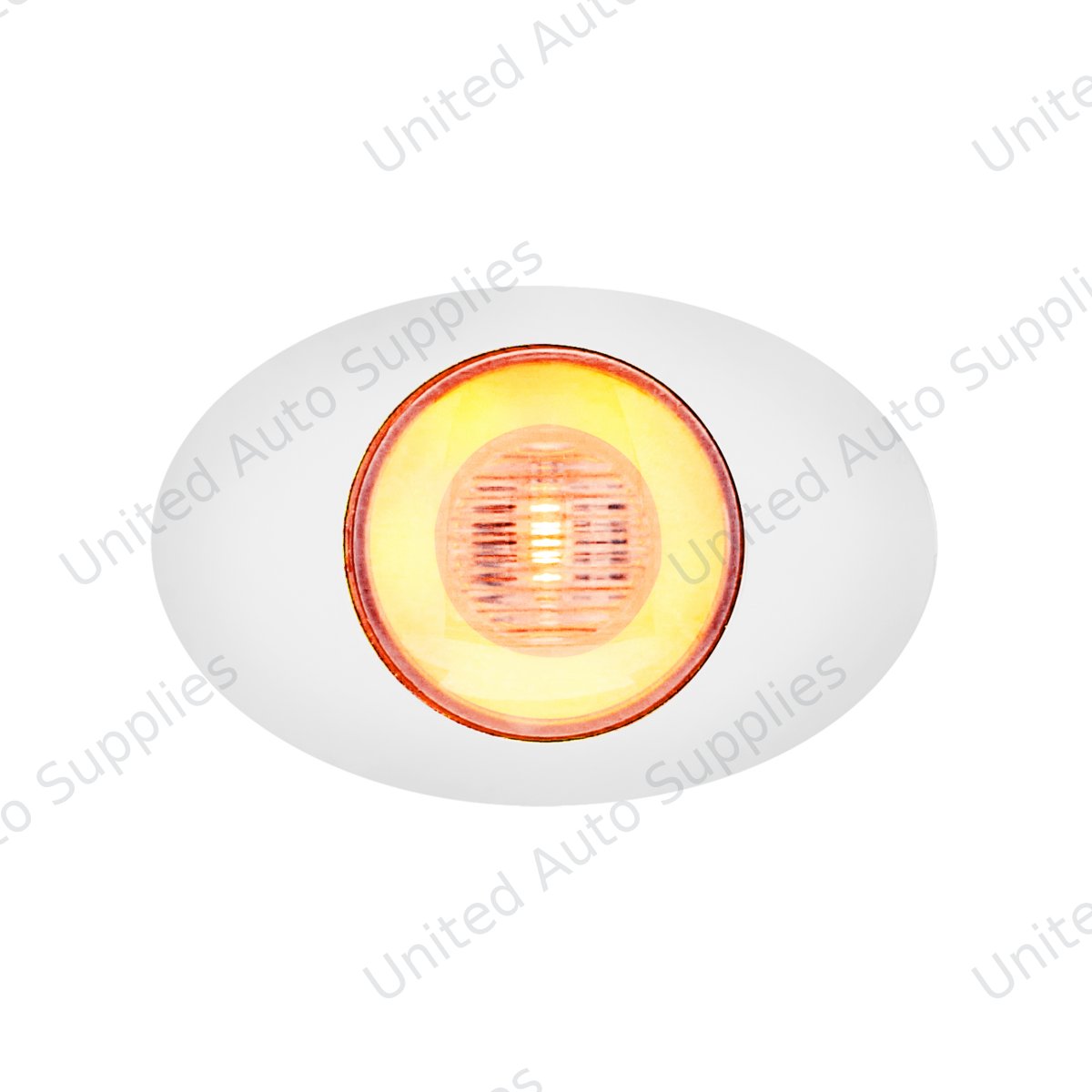 M3 Millennium GloLight 5 LED Clearance/Marker Light - Amber LED/Clear Lens