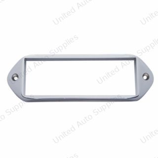 Chrome Plastic Bezel For 5-7/8” X 2” Rectangular Light
