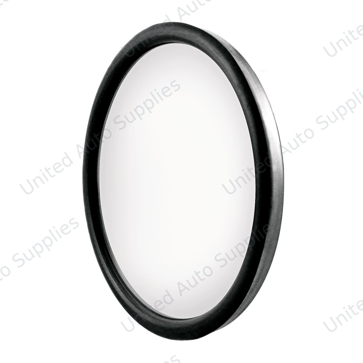 8-1/2" 430 Stainless Steel Heated 320R Convex Mirror - Offset Mounting Stud