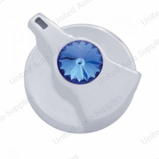 Timer Knob With Blue Crystal For Peterbilt