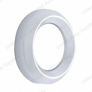 Chrome Plastic Oil Pressure Gauge Cover For Peterbilt 359