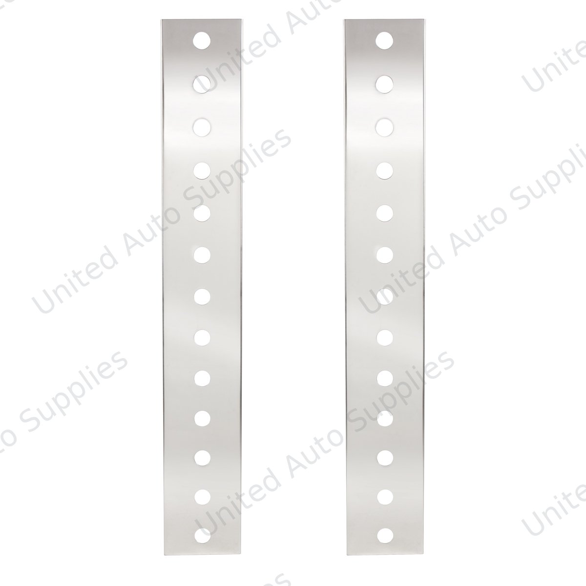 Peterbilt Stainless Front Air Cleaner Bracket Only - 26 Mini Light Cutouts