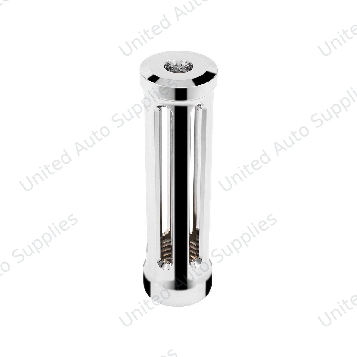 M30X3.5 Thread-On Sonoma Gearshift Knob-Smoke Crystal/Chrome
