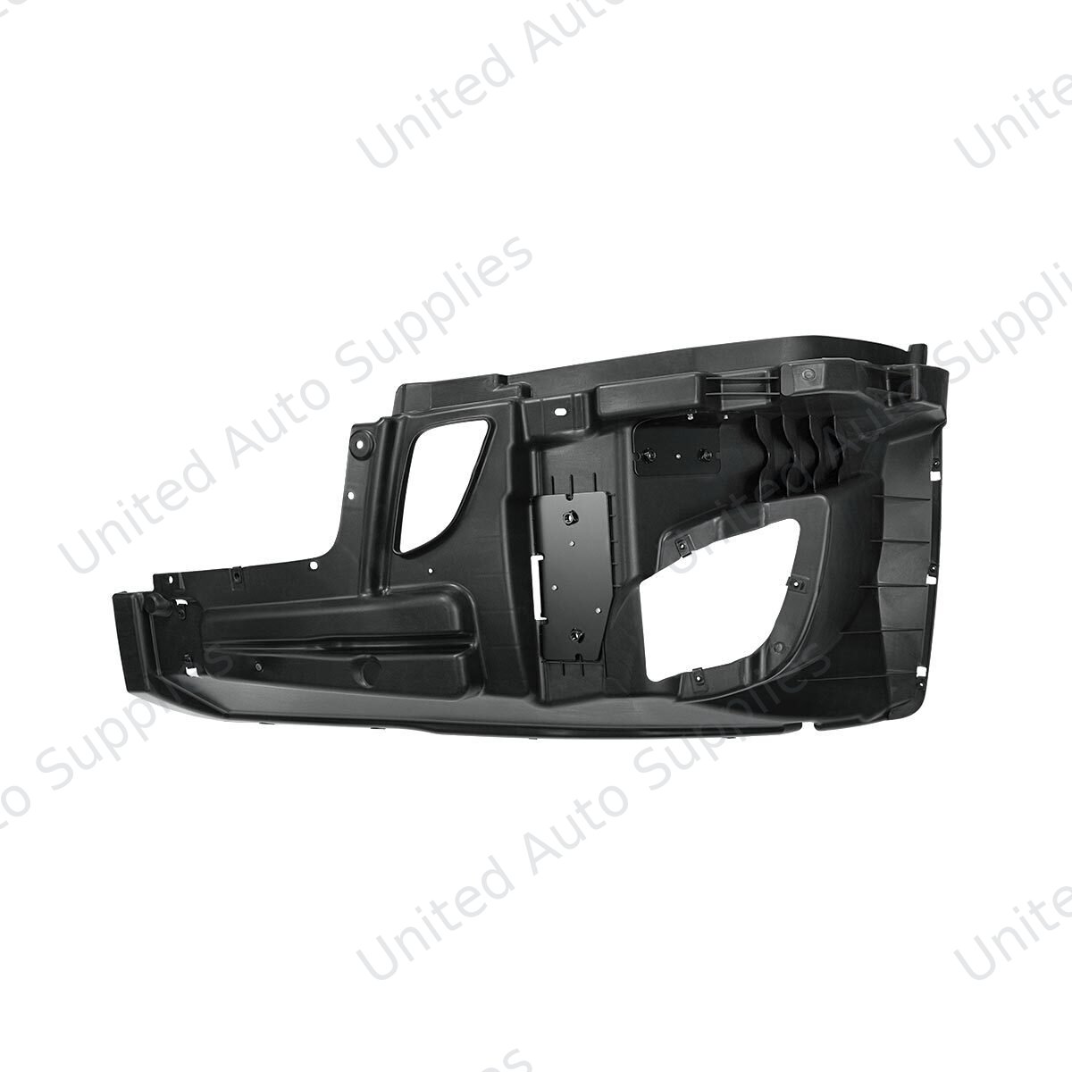 Bumper Reinforcement With Fog Light & Wheel Aero Trim Holes For 2018-2024 Freightliner Cascadia - Driver