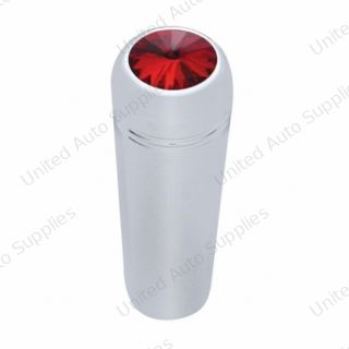 2-1/4" Long Aluminum Toggle Switch Extension With Crystal For Kenworth - Red Crystal