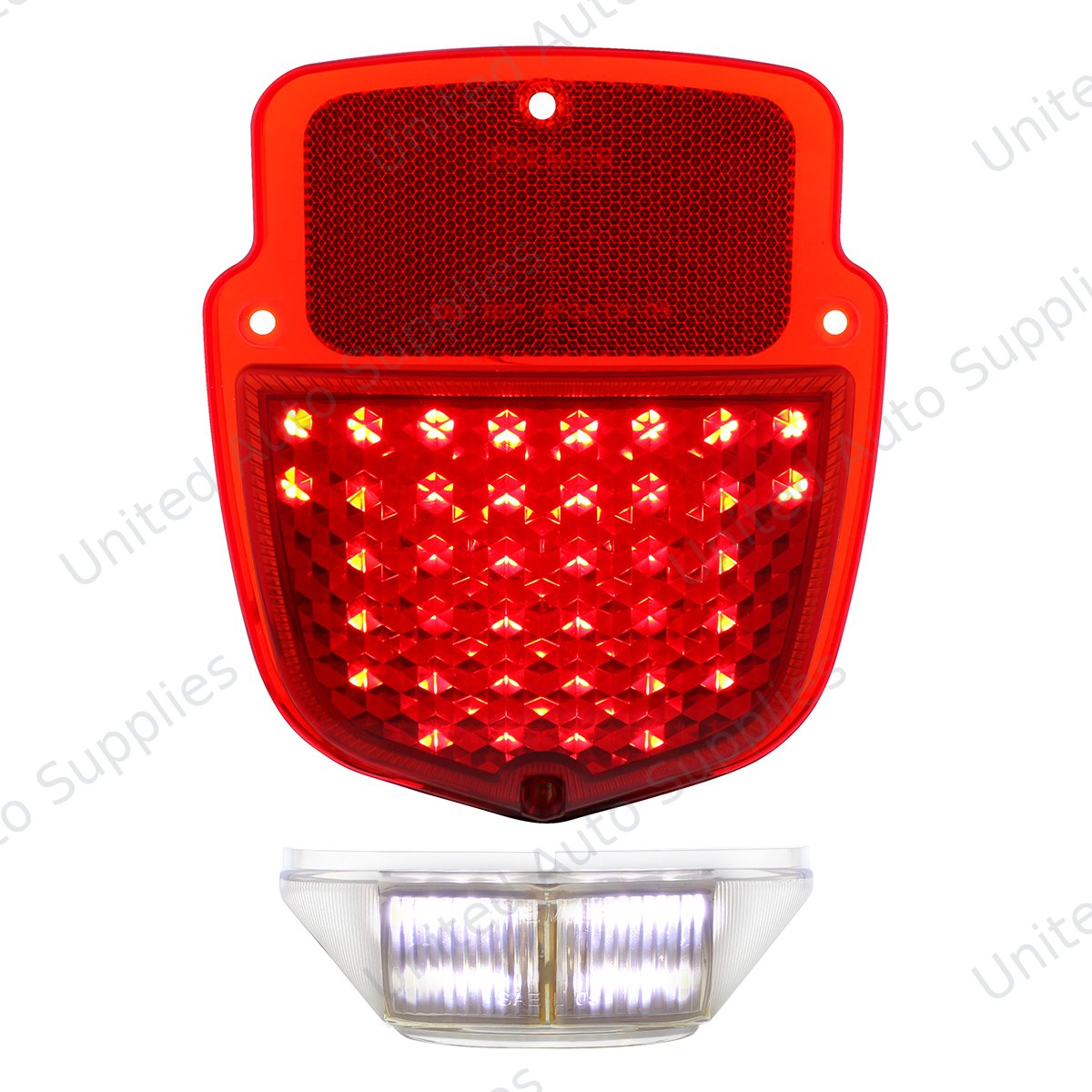 38 LED Tail Light With 12 LED License Plate Light For 1953-56 Ford Truck - L/H