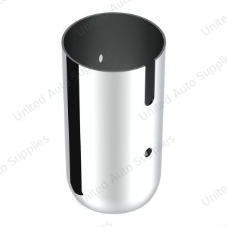 Steel Lower Gearshift Knob Cover - Chrome