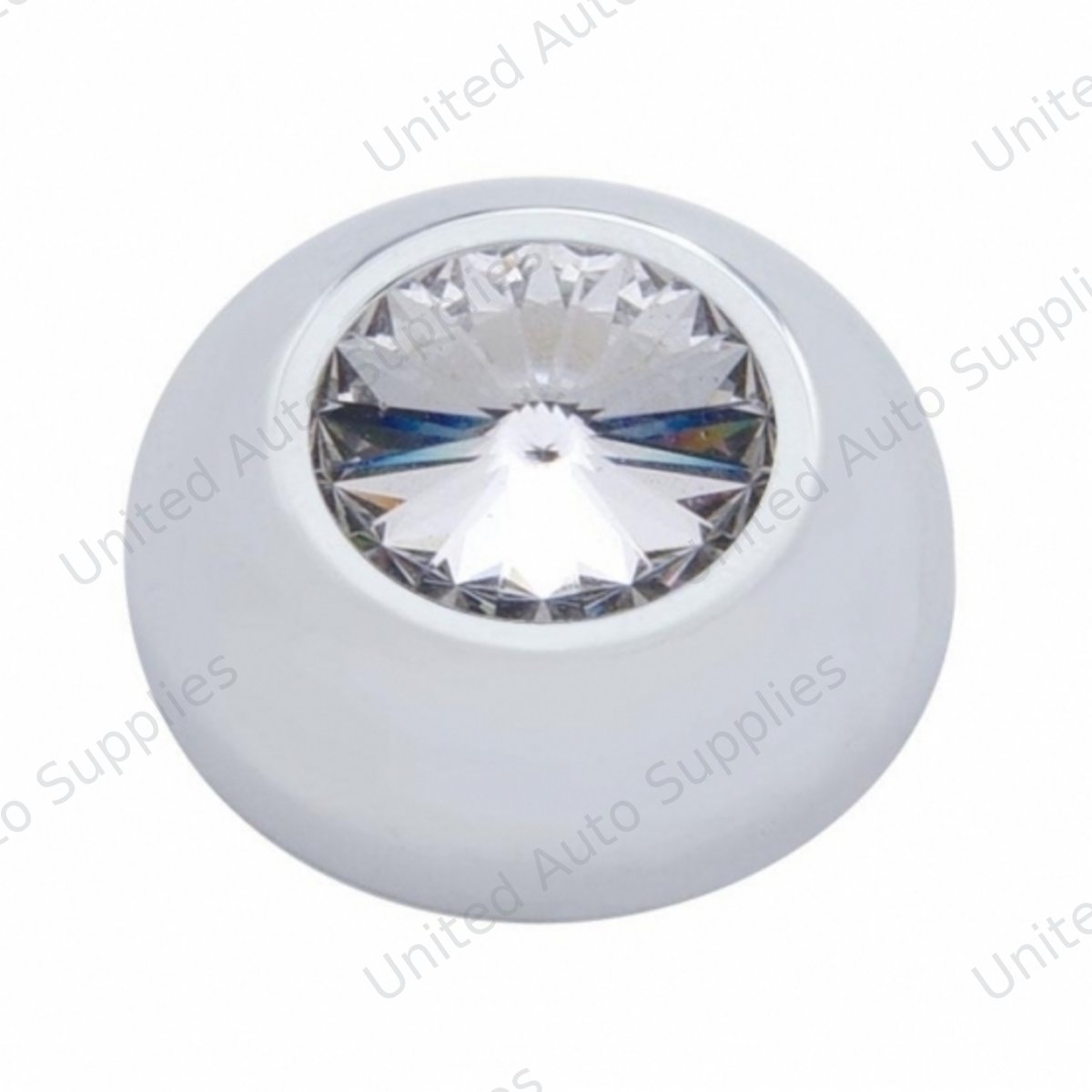 Compartment Knob Cover For 2006+ Peterbilt - Clear Crystal (Card of 2)
