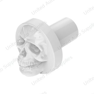 Skull Air Valve Knob - Pearl White