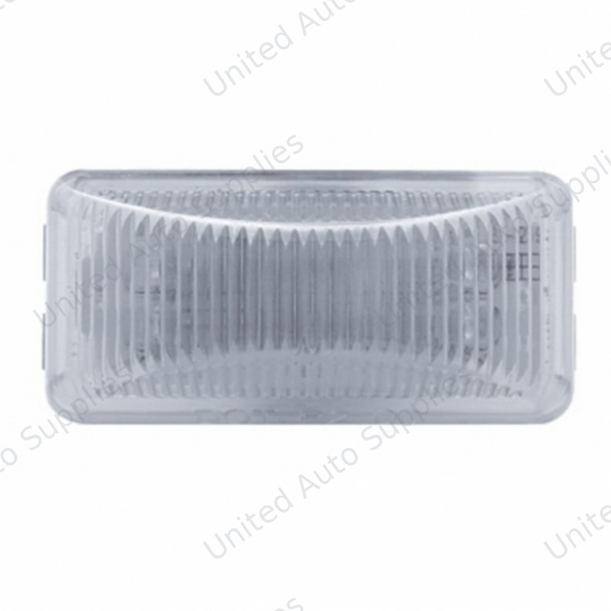 6 LED Rectangular Light (Clearance/Marker) - Amber LED/Clear Lens