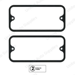 Billet Standard Side Marker Bezel For 1968-1972 Chevrolet & GMC Trucks-Black Anodized(Pair)