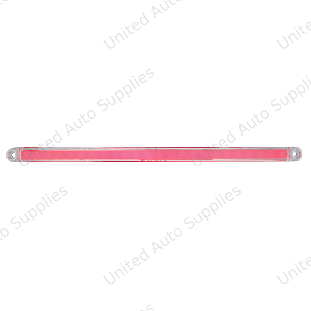 GloLight 24 LED Dual Function 12" Stop/Turn/Tail Light Bar - Red LED/Clear Lens (Bulk)