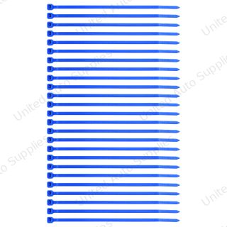 5.5" Blue Nylon Cable Zip Ties 40 Lbs (25-Pack)