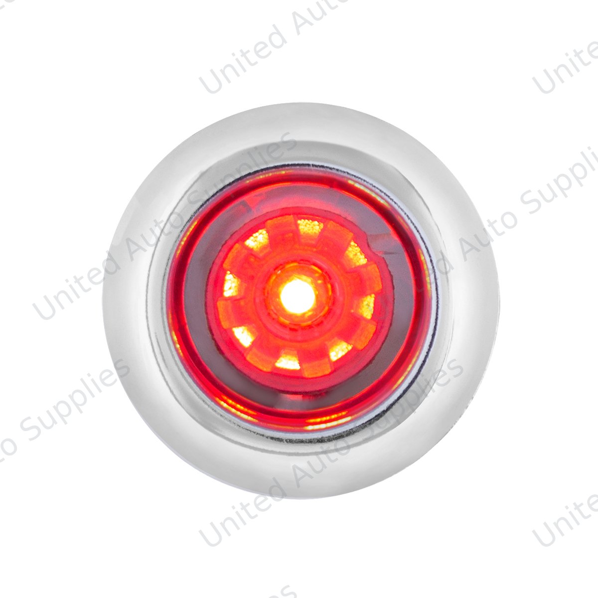 ArcBlast LED Single Function 3/4" Mini Clearance/Marker Light - Red LED/Clear Lens