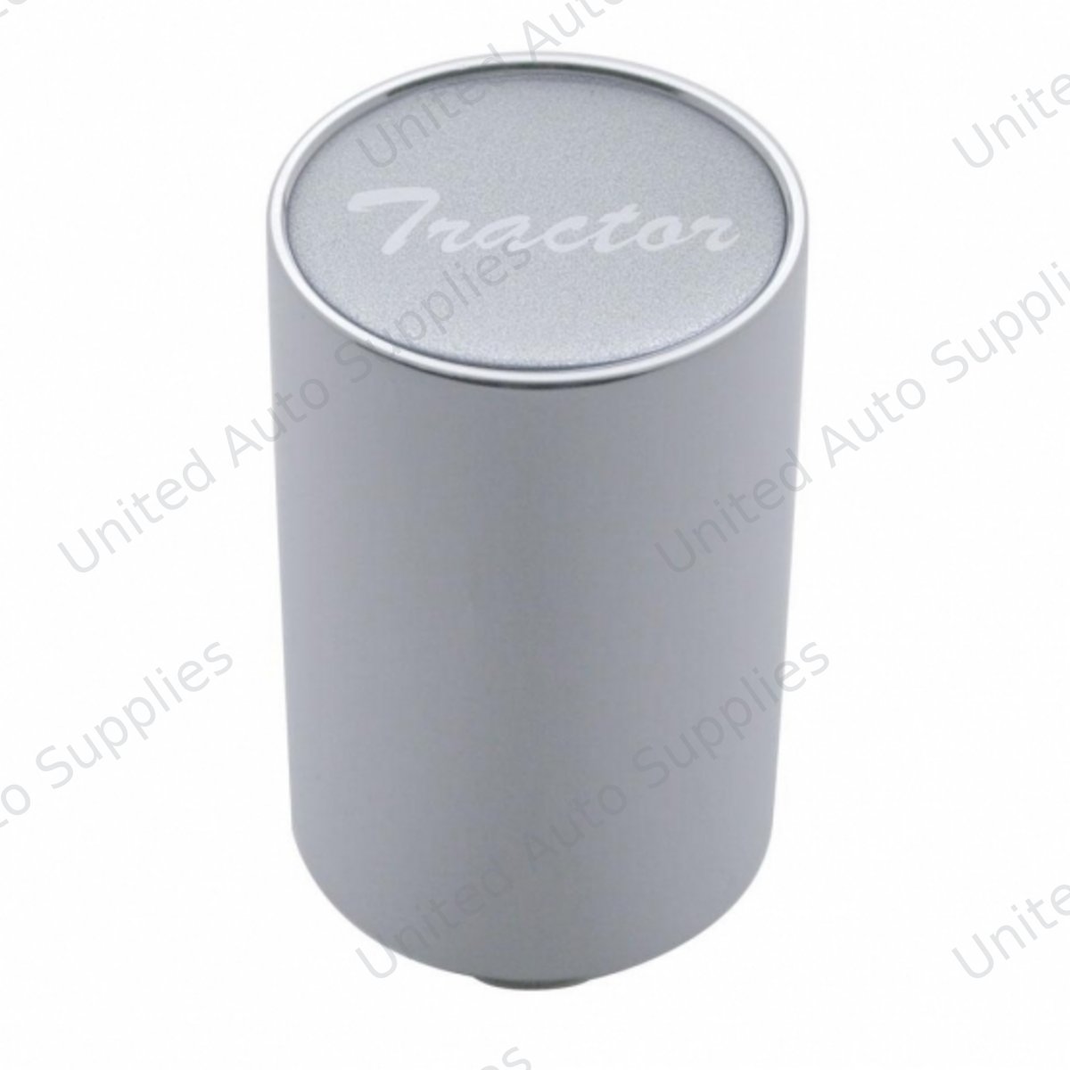 "Tractor" 3" Air Valve Knob - Silver Glossy Sticker