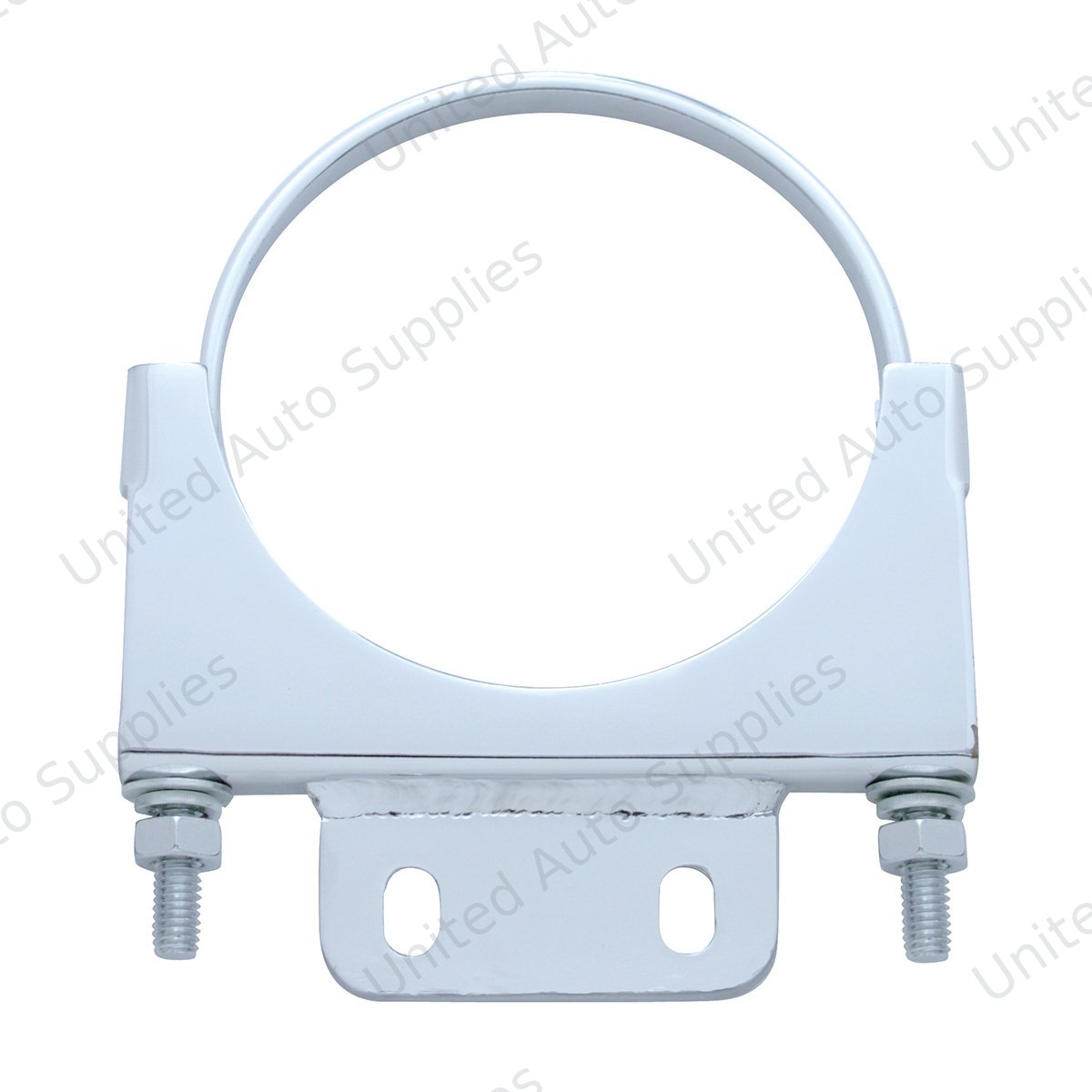 5" Chrome Cab Exhaust Clamp For Peterbilt