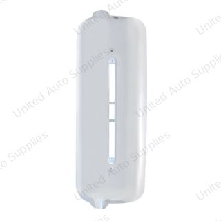 Chrome Plastic Mirror Cover With LED Cutout For 2005 & Older Freightliner Century - Driver