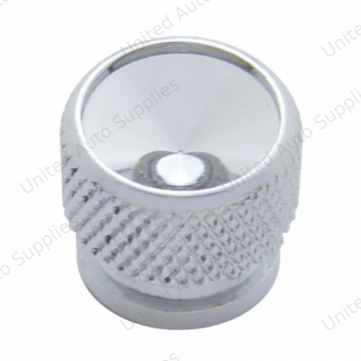 Chrome Bolt Head - Indented (Card of 4)