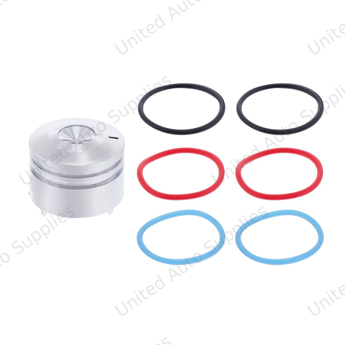 Deluxe Signature A/C Control Knob For Peterbilt - Indented