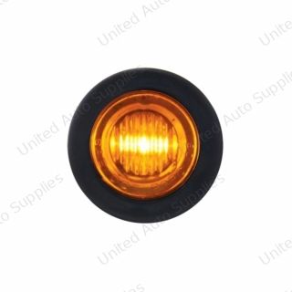3 LED 3/4" Mini Light (Clearance/Marker) - Amber LED/Amber Lens