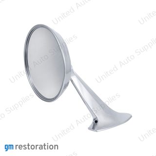 Exterior Mirror With Bow Tie Logo For 1965-1966 Chevy Passenger Car - L/H