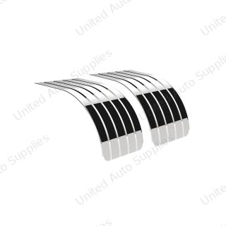 60" 430 Stainless Steel (18ga) Half Fender - SR Series (Pair)