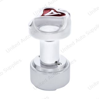 Ace of Spades Thread-On Shift Knob & Adapter For Eaton Fuller Style 9/10 Shifter - Chrome