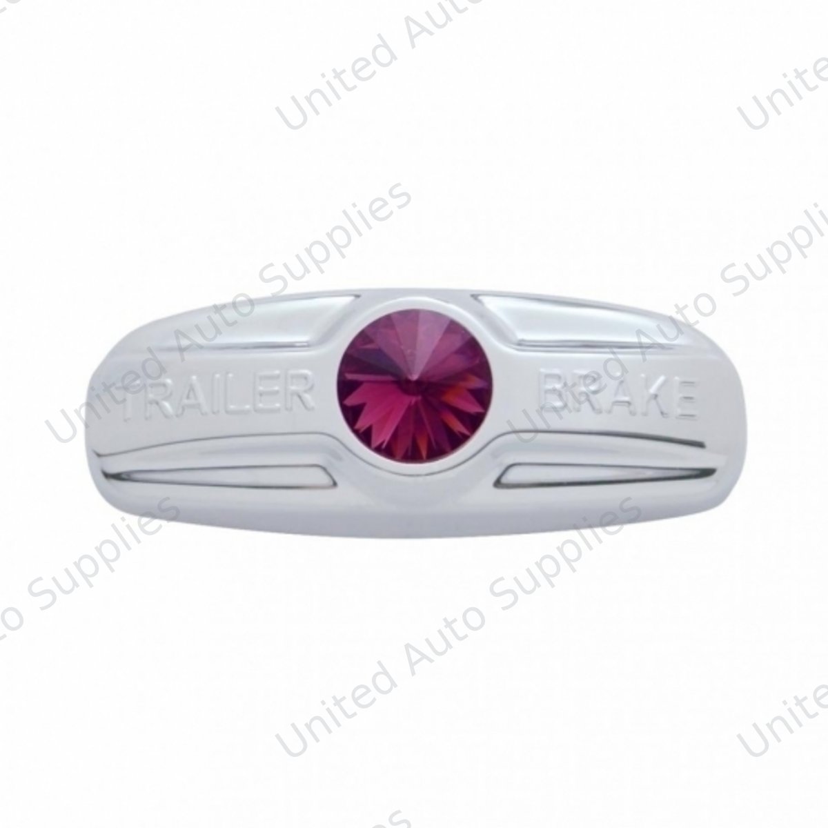 Trailer Brake Cover W/Crystal For Freightliner Century 1996-2011, Columbia 2001-2017- Purple Crystal