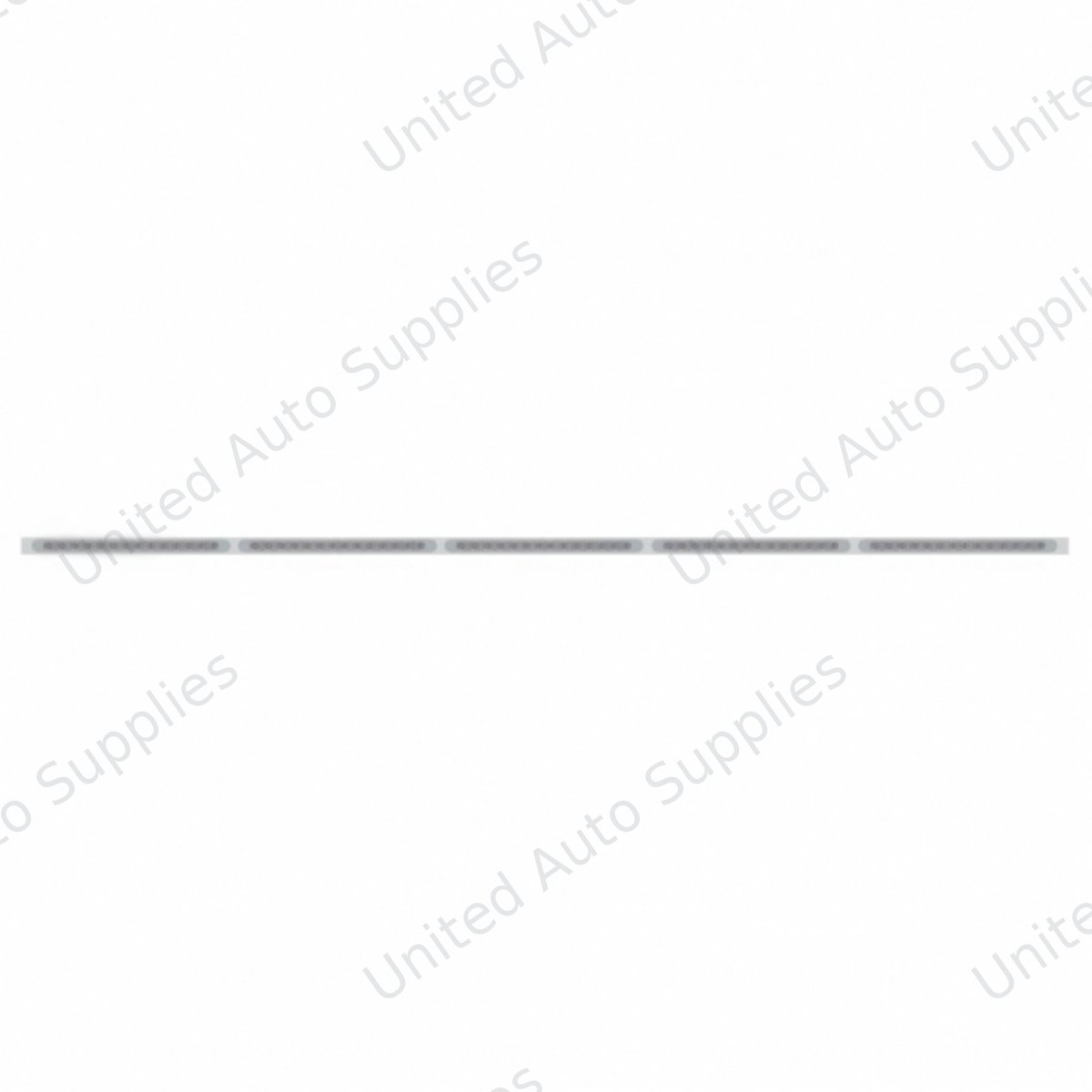 94" Stainless Light Bracket With 5X 23 SMD LED 17-1/4" Light Bars & Bezels - Amber LED/Clear Lens