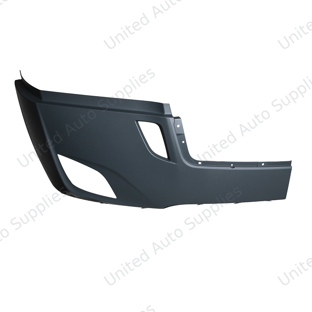 Bumper Cover With Fog Light Opening & Deflector Holes For 2018-2024 Freightliner Cascadia - Passenger
