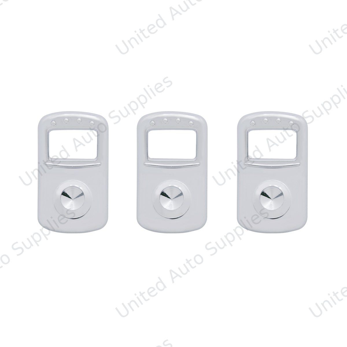 Rocker Switch Cover For Kenworth/Peterbilt - Indented (Card of 3)