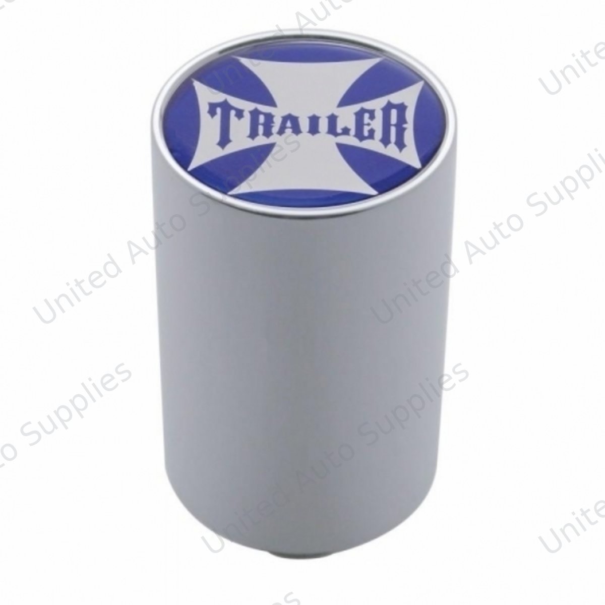 "Trailer" 3" Air Valve Knob - Blue Maltese Cross Sticker