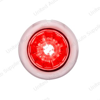 4 LED Dual Function 3/4" Mini Watermelon Light (Clearance/Marker) - Red LED/Red Lens
