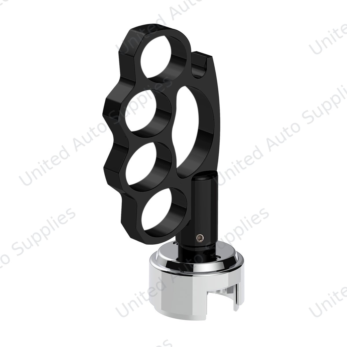 Knuckle Gearshift Knob With 13/15/18 Speed Adapter - Black