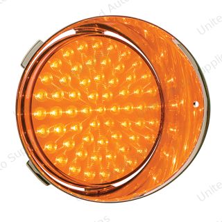 61 LED Freightliner Daytime Running Light (Passenger) - Amber LED/Amber Lens