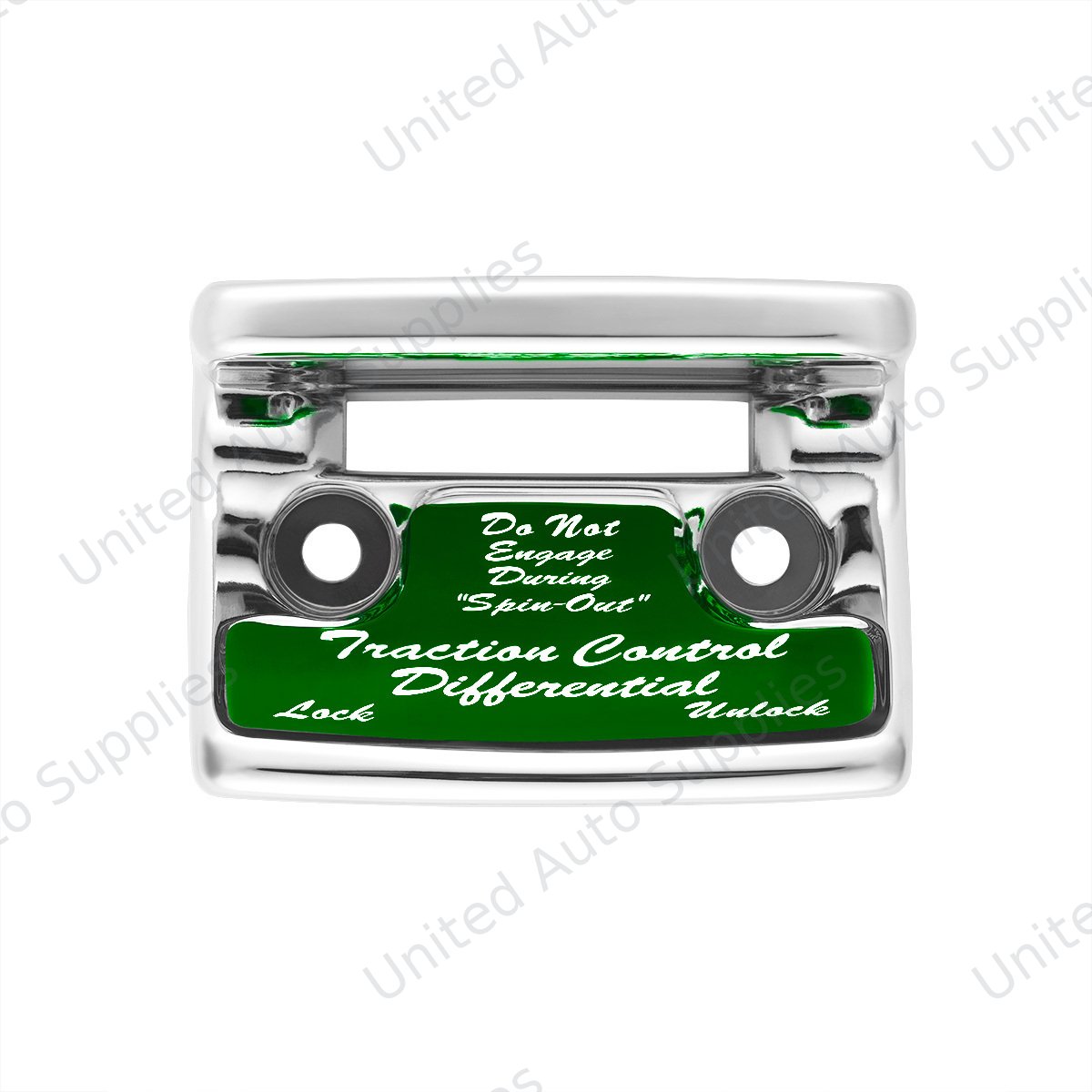 "Traction Control Differential" Switch Guard With Green Sticker