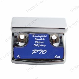 "PTO" Switch Guard With Blue Sticker