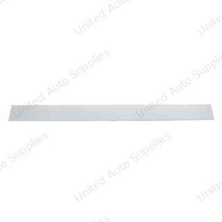 2" X 24" Chrome Top Mud Flap Plate - Welded Stud