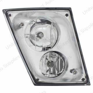 Chrome Fog/Driving Light Assembly For 2003-2017 Volvo VN/VNL - Passenger