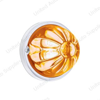 Glass Watermelon Light Kit With 4 LED Light-Amber LED/Clear Lens