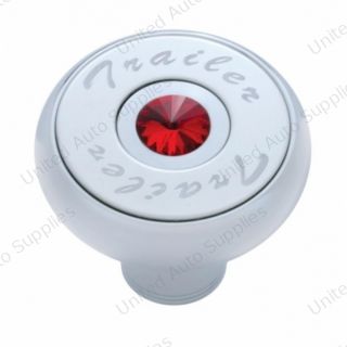 "Trailer" Deluxe Air Valve Knob - Red Crystal