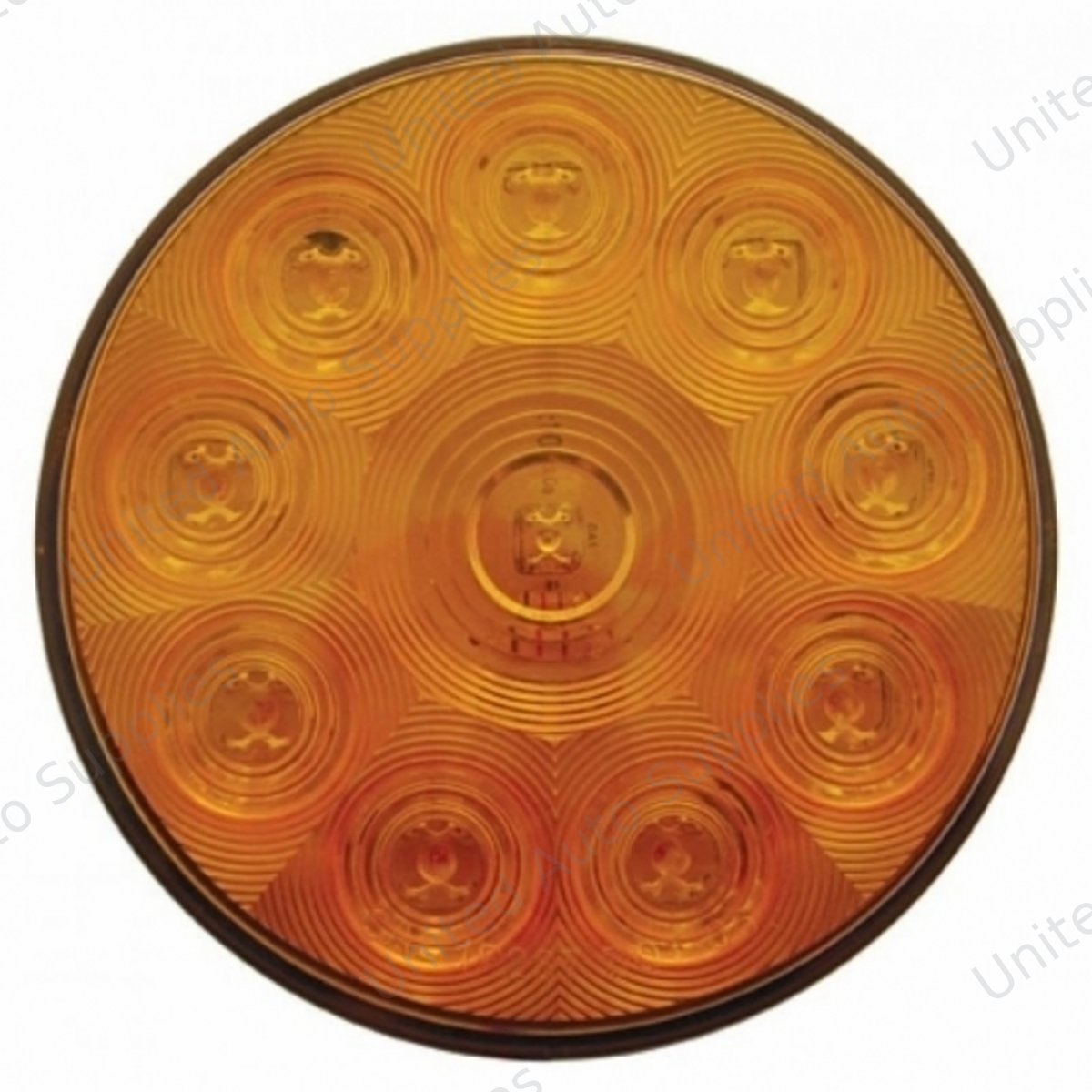 10 LED 4" Turn Signal Light - Amber LED/Amber Lens (Bulk)