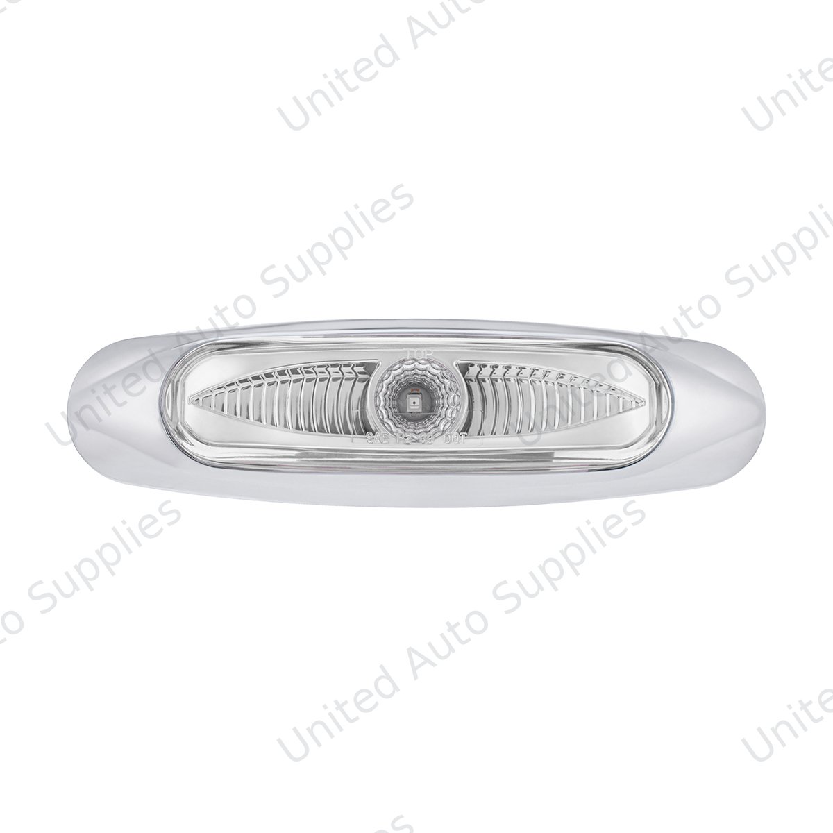5-3/4" Wide 3 LED ViperEye Light (Clearance/Marker) - Red LED/Clear Lens