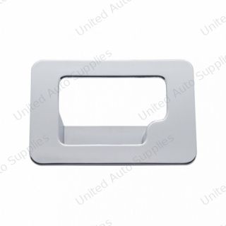 Chrome Plastic Glove Box Latch Trim For Peterbilt 389 (2008+), 387 (2001-2010), & Kenworth T600 (2002-2006)