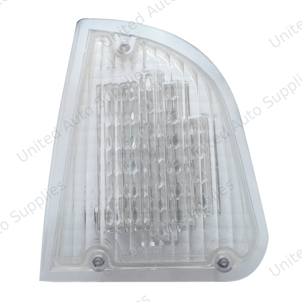 29 LED Turn Signal Light For 1985-2007 Kenworth T600 (Driver) - Amber LED/Clear Lens