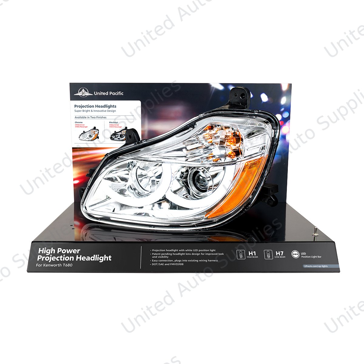 United Pacific Kenworth T680 Modular Headlight Display - 31454