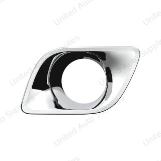 Chrome Plastic Fog Light Bezel For 2013-2021 Kenworth T680-Driver